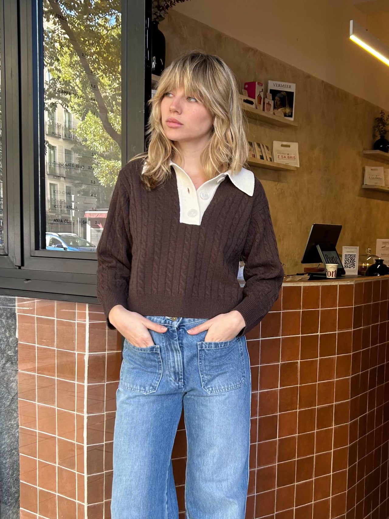 Camille Polo Collar Sweater