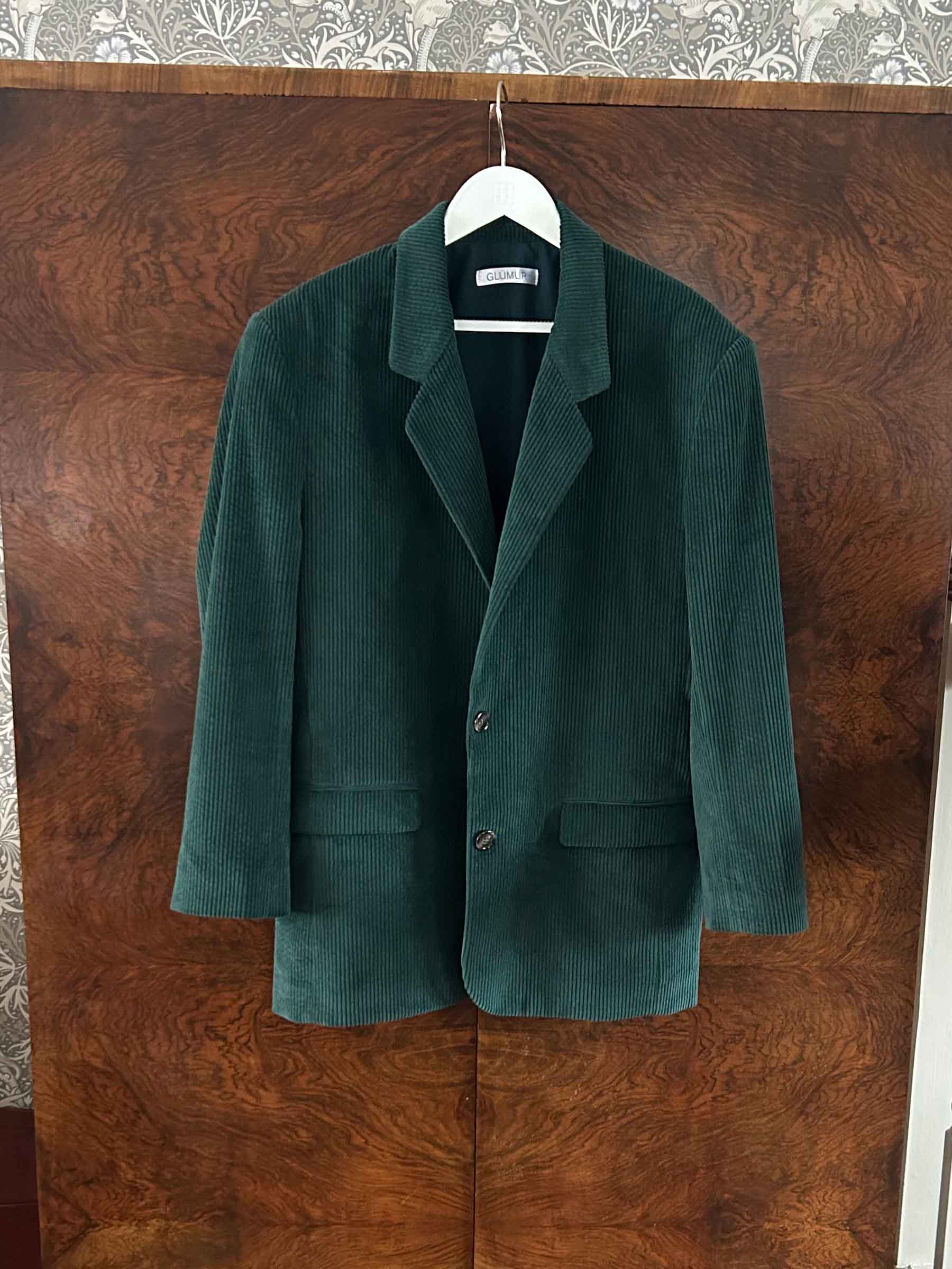 Corduroy Green Blazer