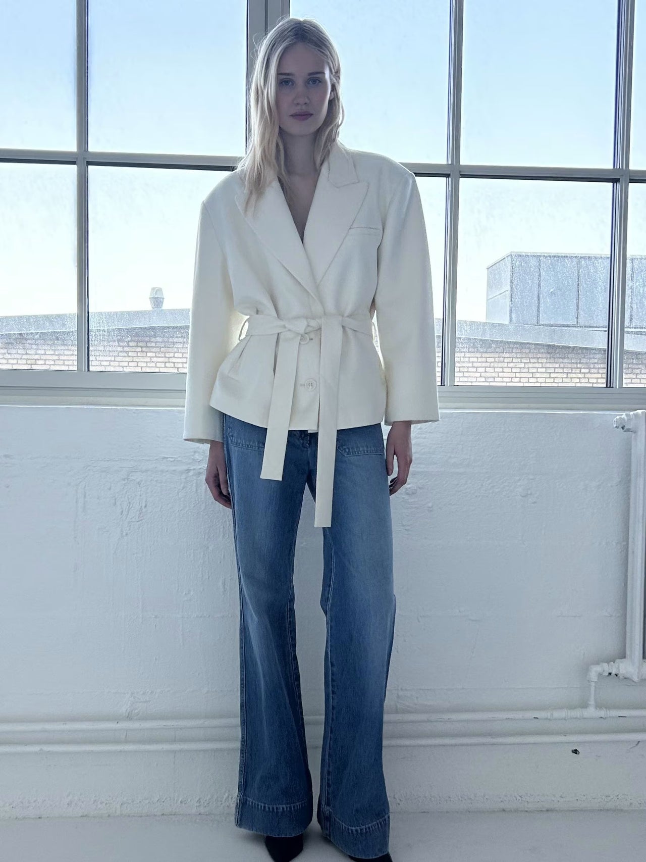 Theo Blazer White